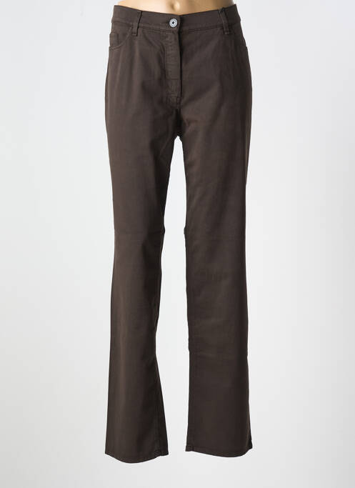 Pantalon droit marron ATELIER GARDEUR pour femme