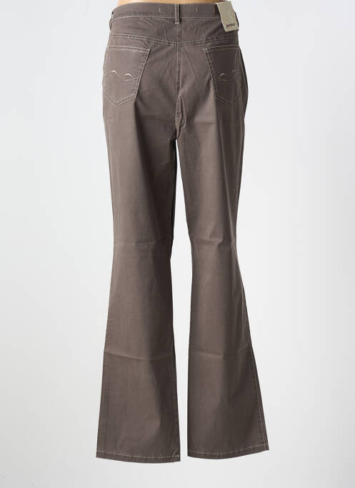 Pantalon droit marron GARDEUR pour femme