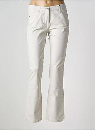Jeans coupe droite stretch taille normale beige GERKE MY PANTS femme