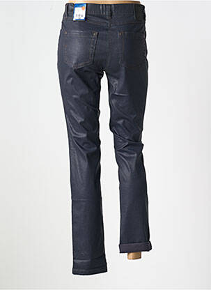 Pantalon slim tissage enduit taille normale bleu GERKE MY PANTS femme