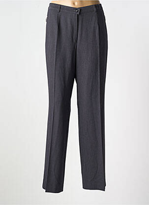 Pantalon droit taille à pinces taille haute gris GERKE MY PANTS femme