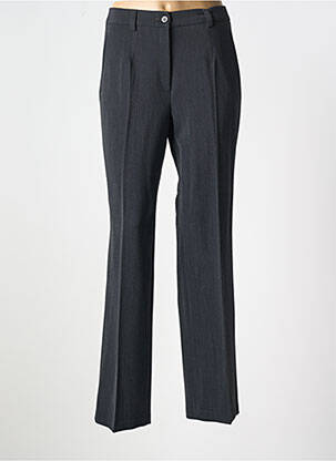 Pantalon droit taille à pinces taille haute gris GERKE MY PANTS femme