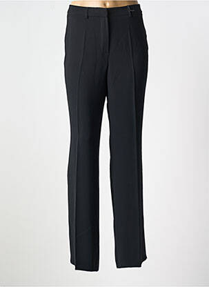 Pantalon droit tissage crêpe taille normale noir GERKE MY PANTS femme