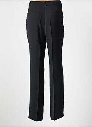Pantalon droit tissage crêpe taille normale noir GERKE MY PANTS femme
