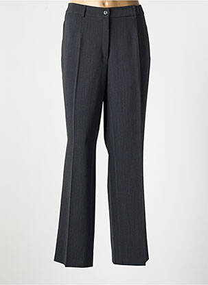 Pantalon droit taille à pinces taille haute gris GERKE MY PANTS femme