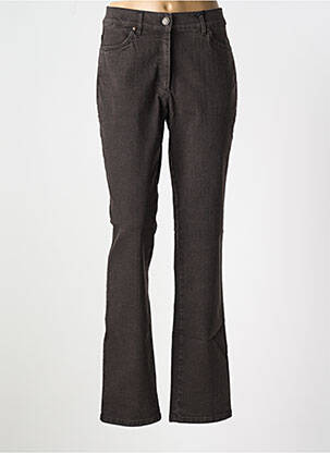 Jeans coupe droite stretch taille normale marron GERKE MY PANTS femme