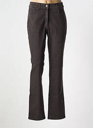 Jeans coupe droite stretch taille normale marron GERKE MY PANTS femme