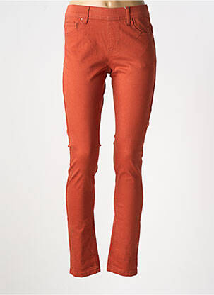 Jegging tissage denim taille normale orange GRIFFON femme