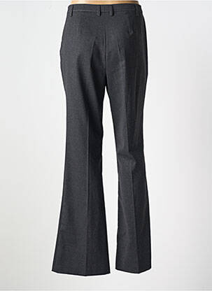 Pantalon flare taille à pinces taille haute gris HUCKE WOMAN femme