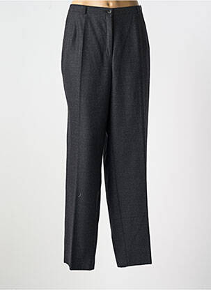 Pantalon droit taille à pinces taille haute gris HUCKE WOMAN femme