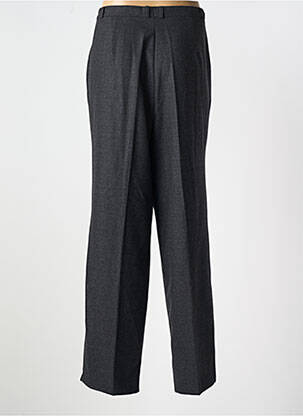 Pantalon droit taille à pinces taille haute gris HUCKE WOMAN femme