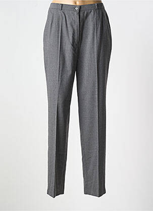 Pantalon droit coupe carotte taille haute gris HUCKE WOMAN femme