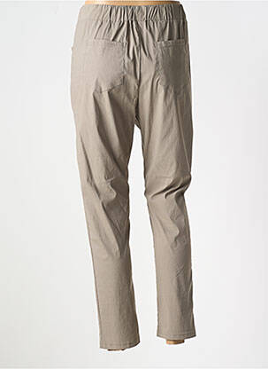 Jegging tissage popeline taille normale gris KAKIE femme