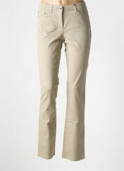 Jeans coupe slim beige GERKE MY PANTS pour femme seconde vue