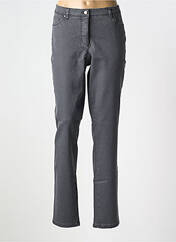 Jeans coupe slim gris GERKE MY PANTS pour femme seconde vue