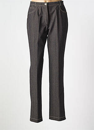 Jeans coupe slim gris HUCKE WOMAN pour femme