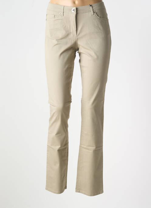 Jeans coupe slim taille normale taille normale beige GERKE MY PANTS femme