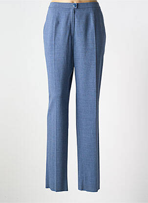 Pantalon droit taille élastique taille normale bleu KARTING femme