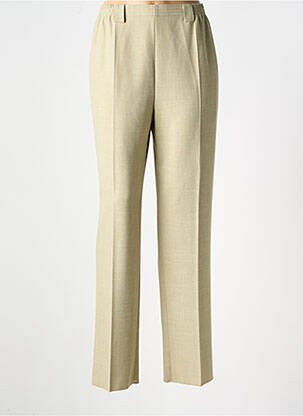 Pantalon droit taille élastique taille normale vert KARTING femme