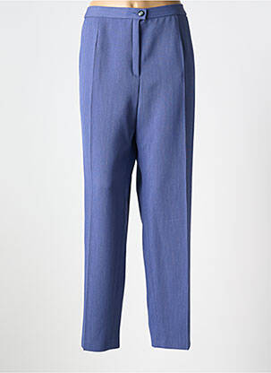 Pantalon droit stretch taille normale bleu KARTING femme