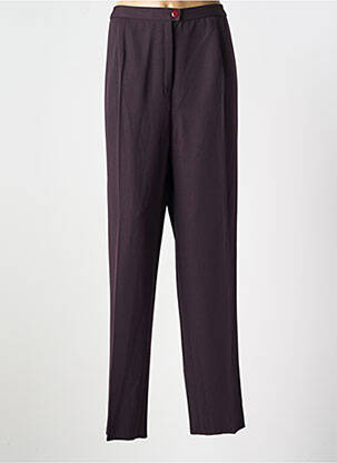 Pantalon droit stretch taille normale violet KARTING femme