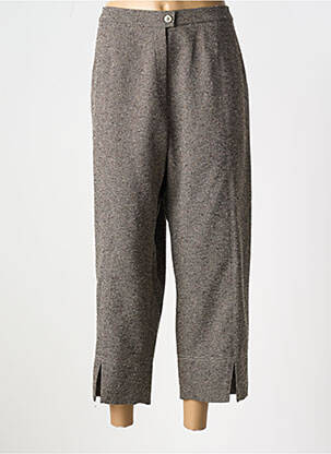 Pantacourt coupe droite taille normale gris KARTING femme