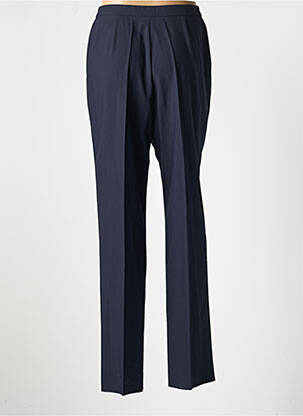 Pantalon droit tissage popeline taille normale bleu KARTING femme