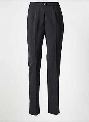 Pantalon droit stretch taille normale noir KARTING femme