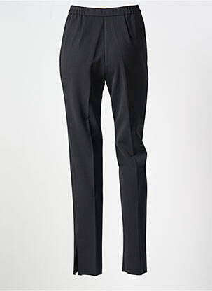 Pantalon droit stretch taille normale noir KARTING femme