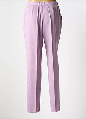 Pantalon droit taille élastique taille normale violet KARTING femme