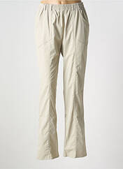 Pantalon droit beige K'TENDANCES pour femme seconde vue