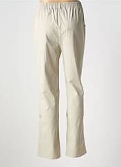 Pantalon droit beige K'TENDANCES pour femme seconde vue