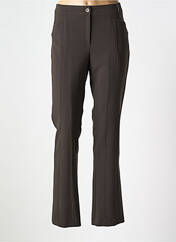 Pantalon droit marron JEAN DELFIN pour femme seconde vue