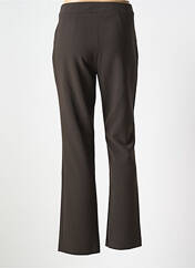 Pantalon droit marron JEAN DELFIN pour femme seconde vue
