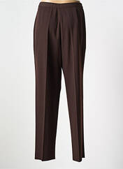 Pantalon droit marron KARTING pour femme seconde vue