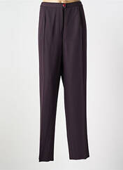 Pantalon droit violet KARTING pour femme seconde vue