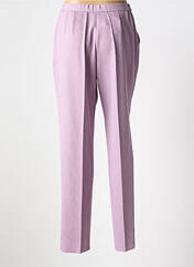 Pantalon droit violet KARTING pour femme seconde vue