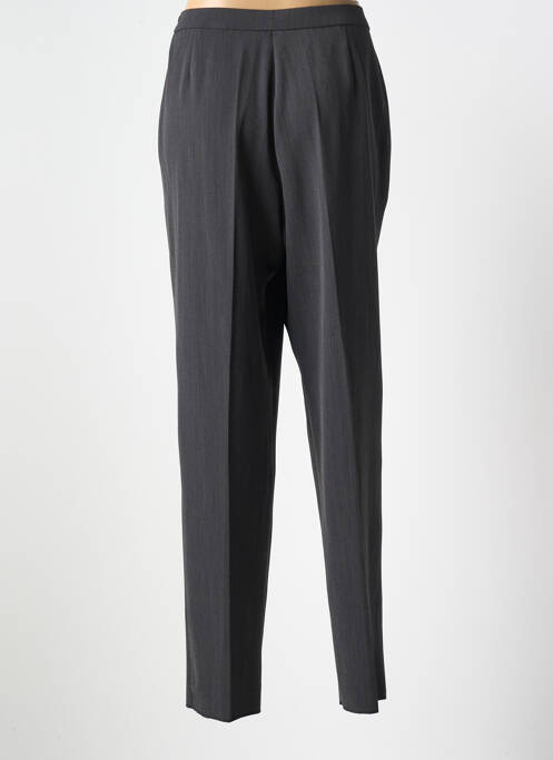 Pantalon droit fermeture zippée sous rabat boutonné taille normale gris KARTING femme