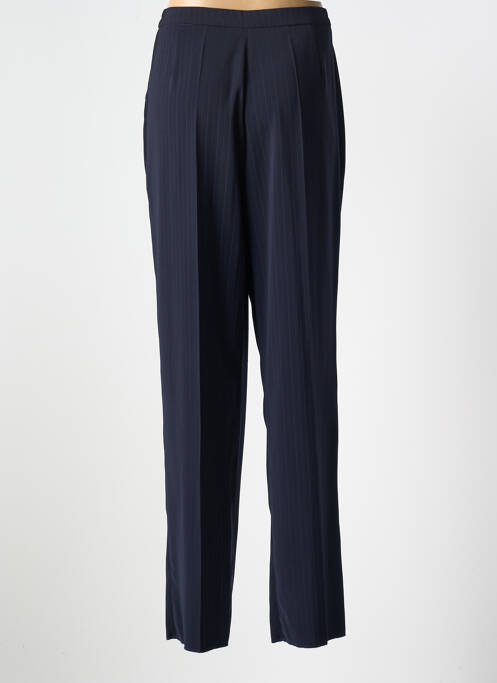 Pantalon droit fermeture zippée sous rabat boutonné taille normale noir KARTING femme