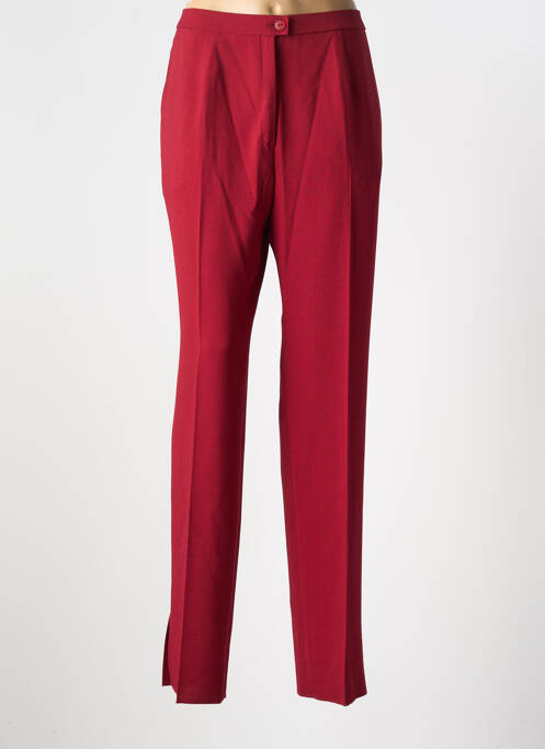 Pantalon droit rouge KARTING pour femme