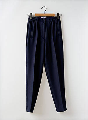 Pantalon slim taille élastique taille normale bleu GRIFFON femme