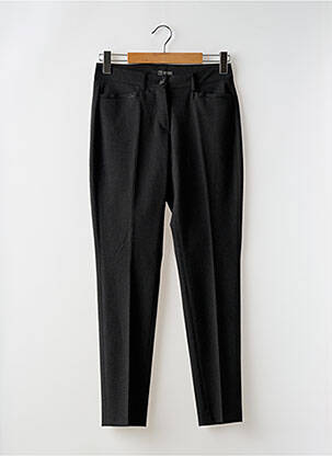 Pantalon slim tissage popeline taille normale gris GERKE MY PANTS femme