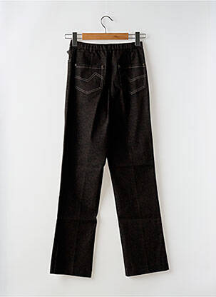 Pantalon slim taille élastique taille normale noir GUY DUBOUIS femme