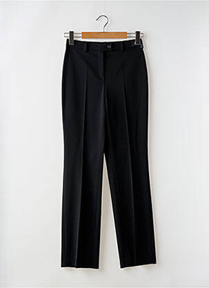Pantalon droit tissage popeline noir GARDEUR femme