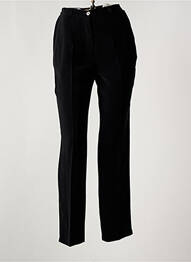 Pantalon slim taille élastique taille normale noir HUCKE WOMAN femme
