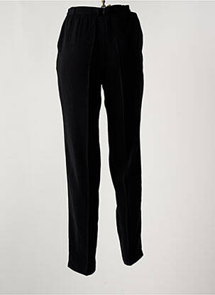 Pantalon slim taille élastique taille normale noir HUCKE WOMAN femme
