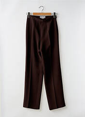 Pantalon droit marron FEDORA pour femme seconde vue