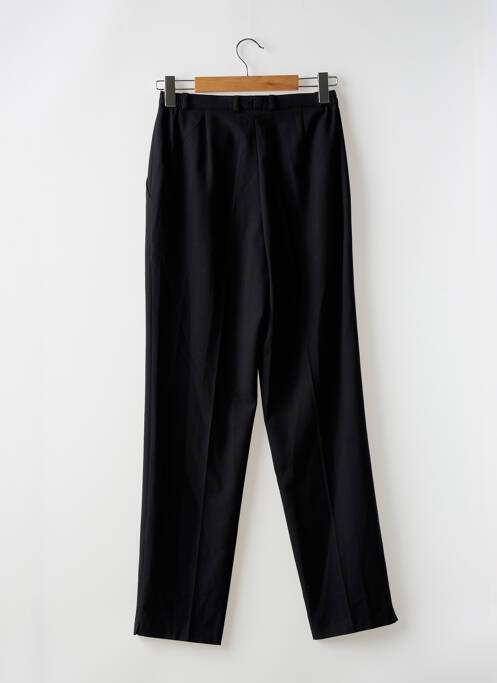 Pantalon slim tissage popeline taille normale noir HUCKE WOMAN femme
