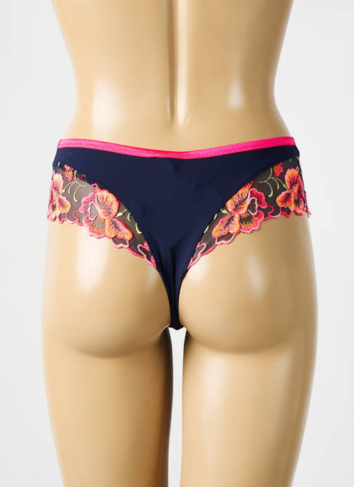 Tanga bleu PRIMA DONNA pour femme
