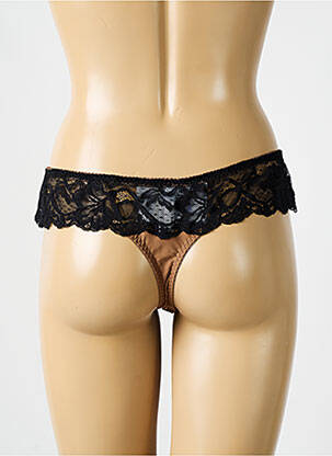 Tanga stretch marron PRIMADONNA femme